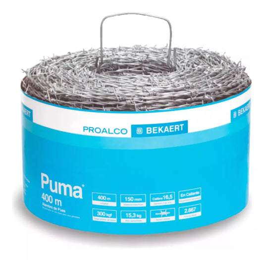 Alambre de Puas PUMA B-16 X 400 X 15.3 KG